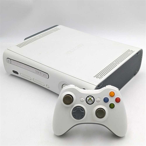 XBOX 360 Console - White 60 GB - Premium - SNR 2089736-82805 (B Grade) (Used)